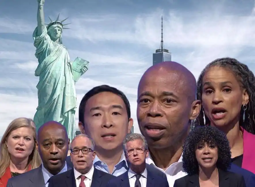 new york primarie maya wiley eric adams kathryn garcia andrew yang aymond mcguire dianne morales scott stringer shaun donovan 