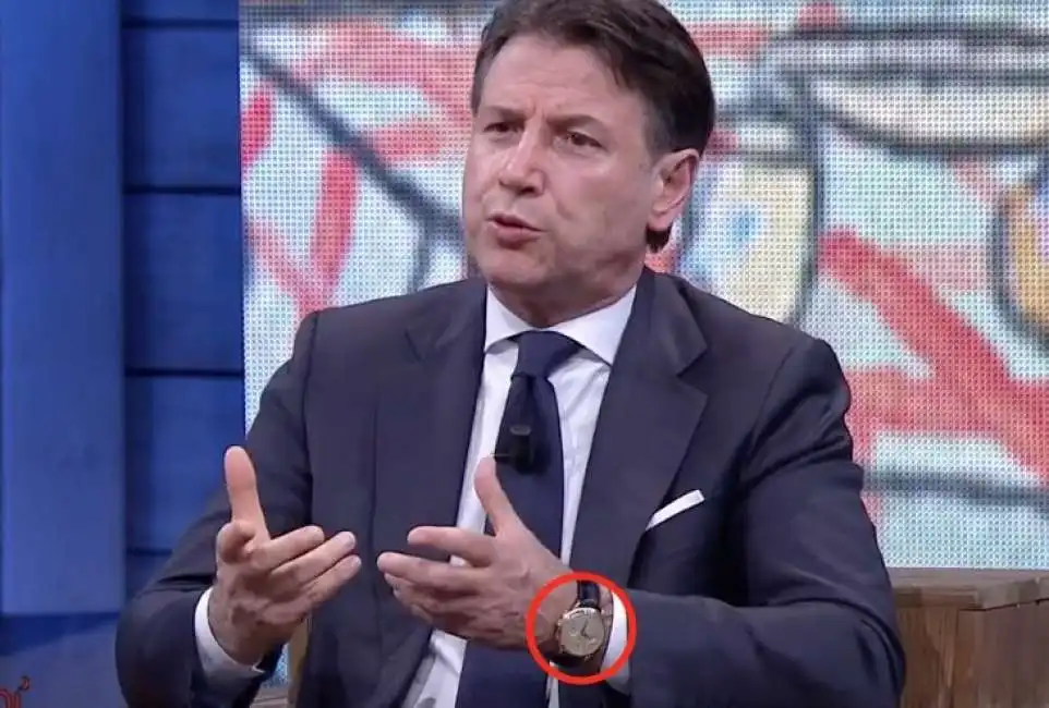 orologio sballato di giuseppe conte