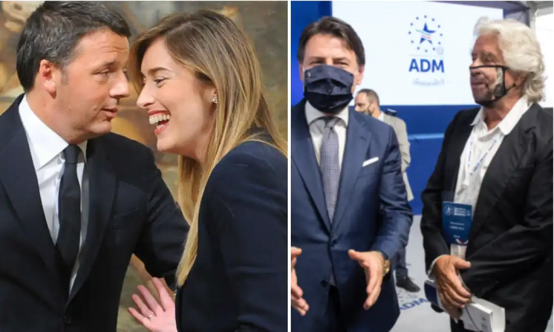 renzi boschi conte grillo