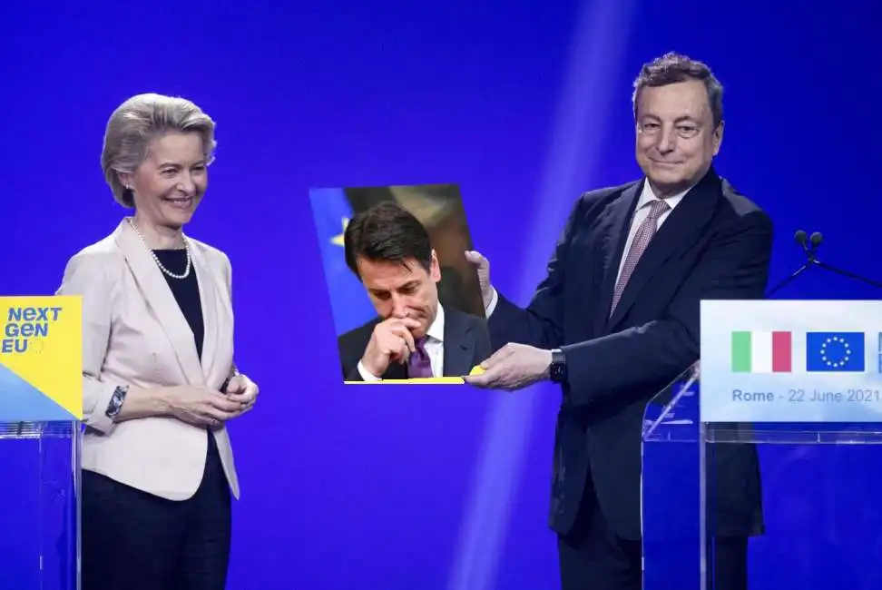 ursula von der leyen mario draghi giuseppe conte