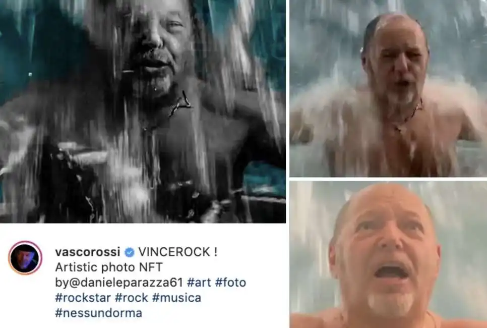 vasco rossi canta nessun dorma sotto l idromassaggio