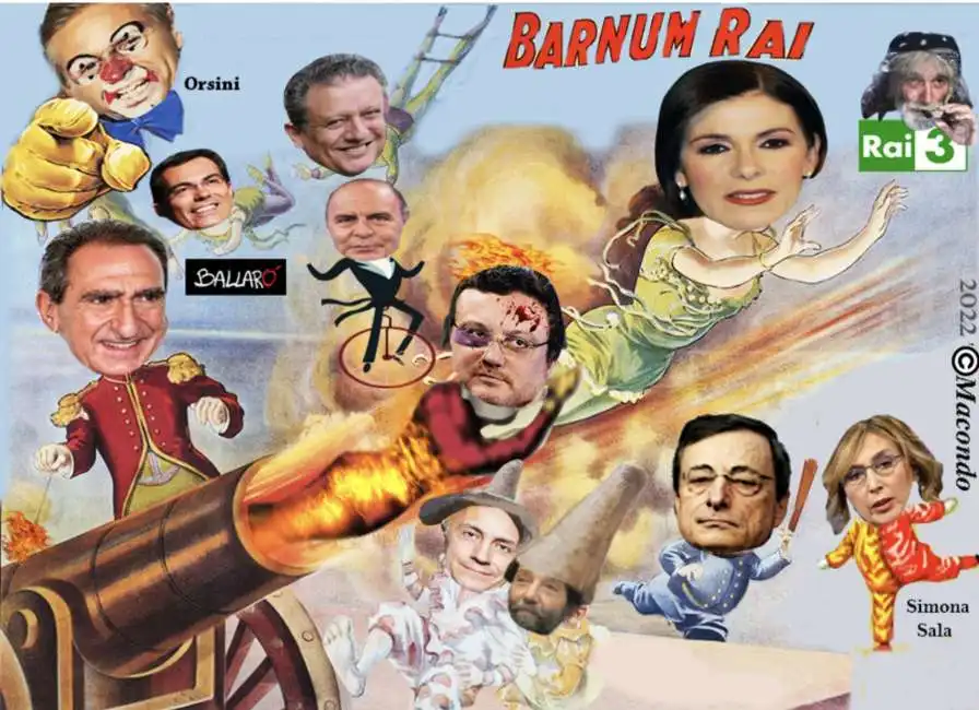 barnum rai by macondo bianca berlinguer carlo fuortes mario orfeo bruno vespa mario draghi marco travaglio simona sala 