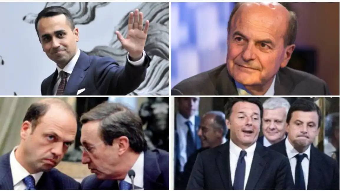 di maio bersani fini renzi calenda