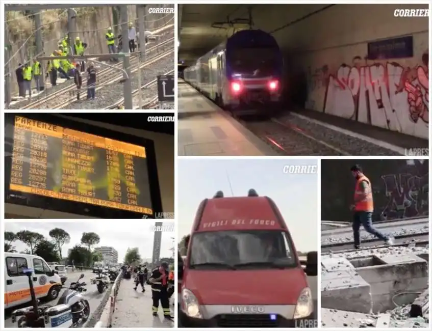 incidente ferroviario treno roma