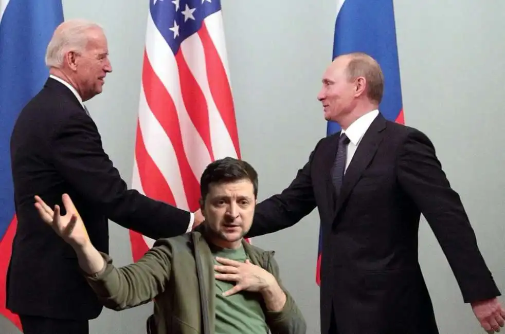 joe biden volodymyr zelensky vladimir putin 