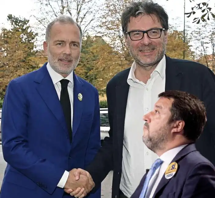 paolo damilano giancarlo giorgetti matteo salvini 