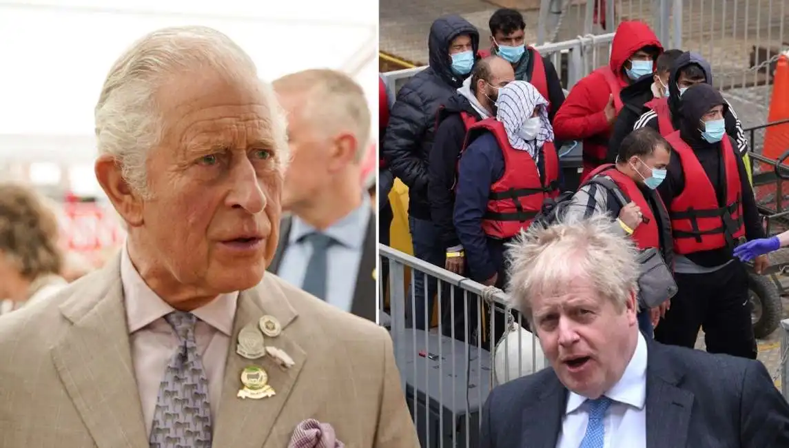 principe carlo migranti boris johnson