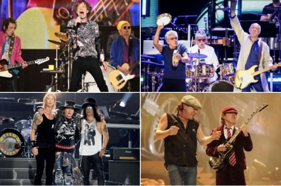 rolling stones the who ac dc guns n roses tour 2022