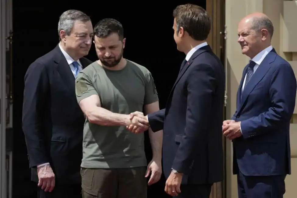 scholz macron draghi zelensky