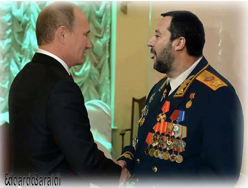 vladimir putin matteo salvini russia 