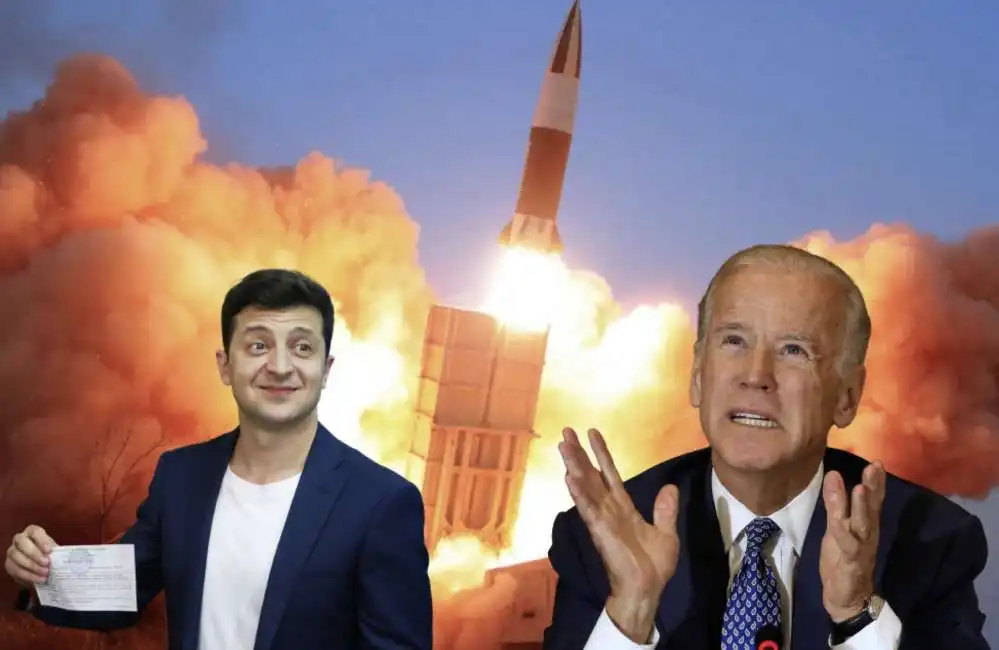 volodymyr zelensky joe biden missili missile ucraina usa 