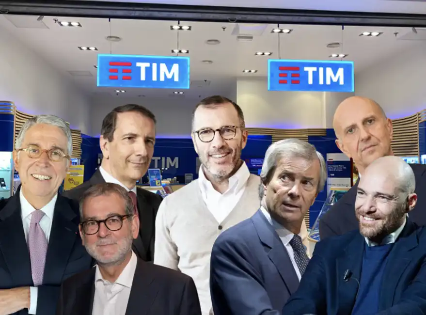 arnaud puyfontaine andrea pezzi pietro labriola tim luciano carta luigi gubitosi vincent bollore