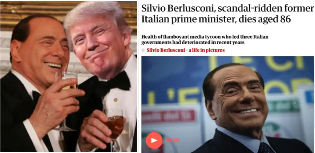 berlusconi trump the guardian