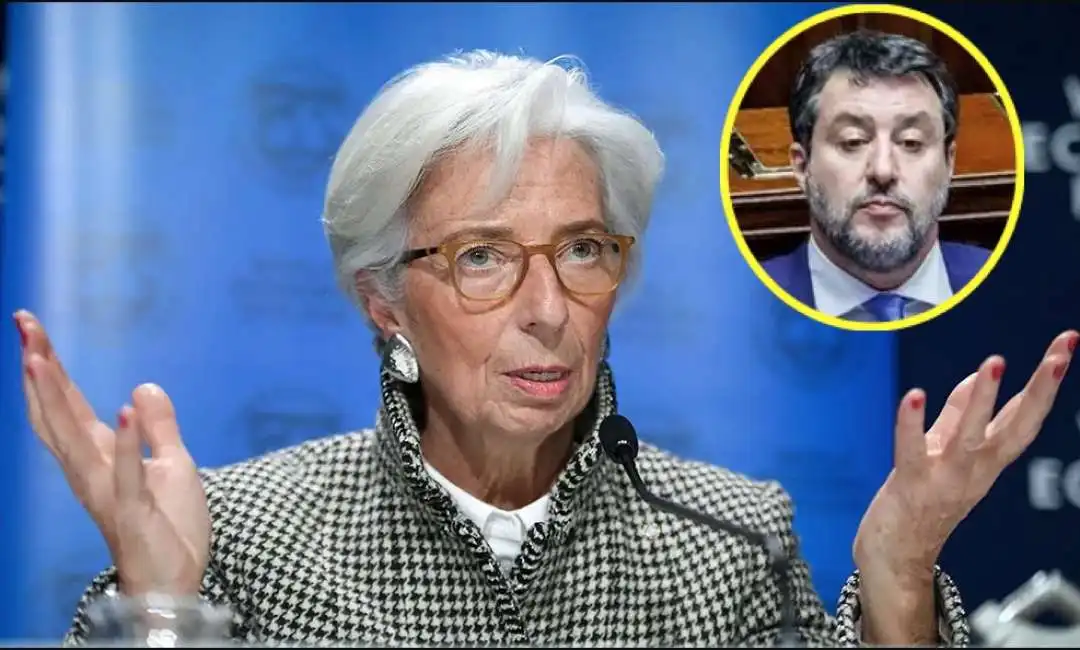 christine lagarde tassi interesse bce matteo salvini