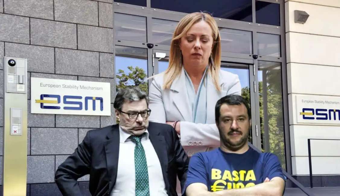 giancarlo giorgetti giorgia meloni matteo salvini mes meccanismo europeo di stabilita