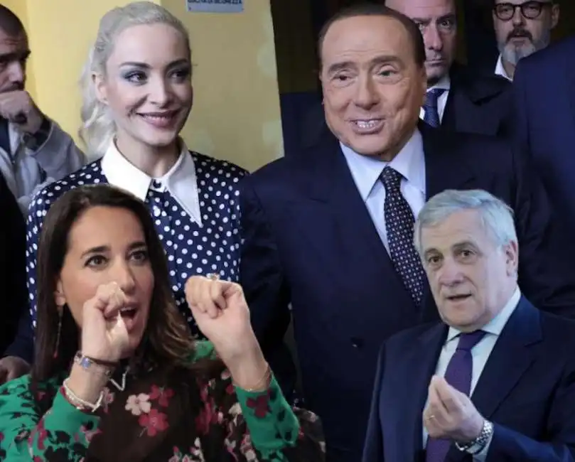 licia ronzulli antonio tajani silvio berlusconi marta fascina