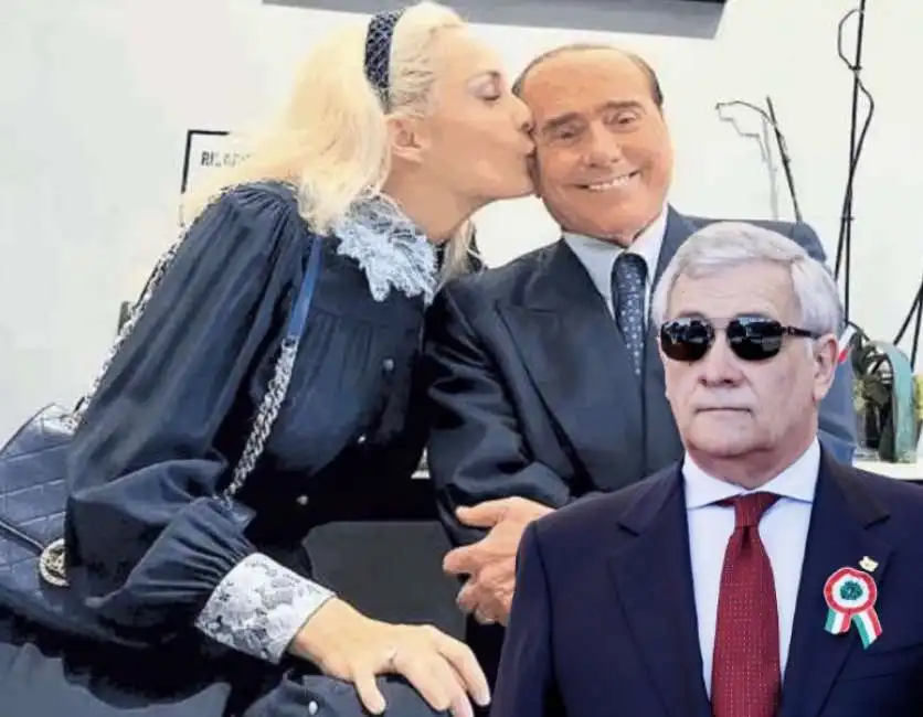 marta fascina antonio tajani silvio berlusconi 