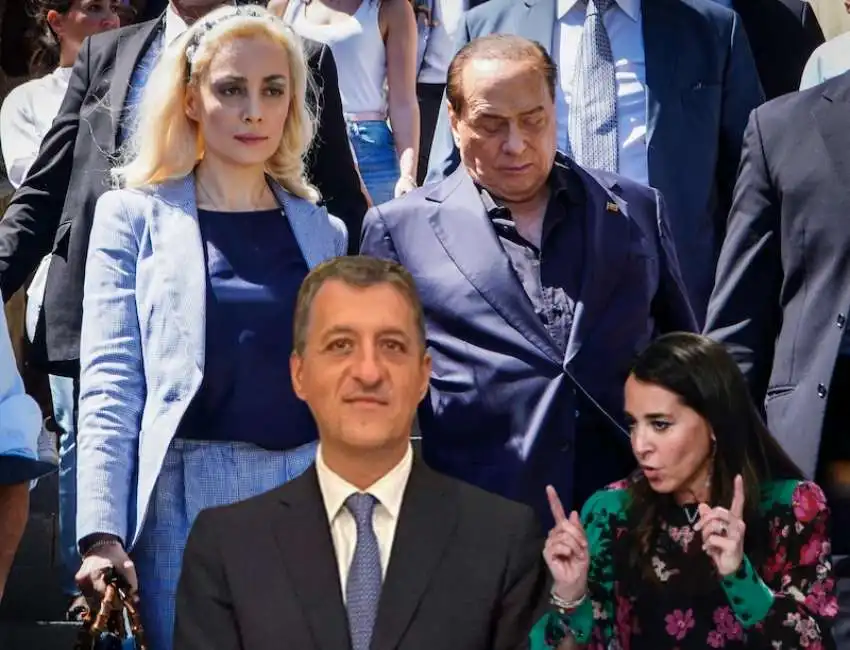 marta fascina silvio berlusconi licia ronzulli paolo emilio russo 