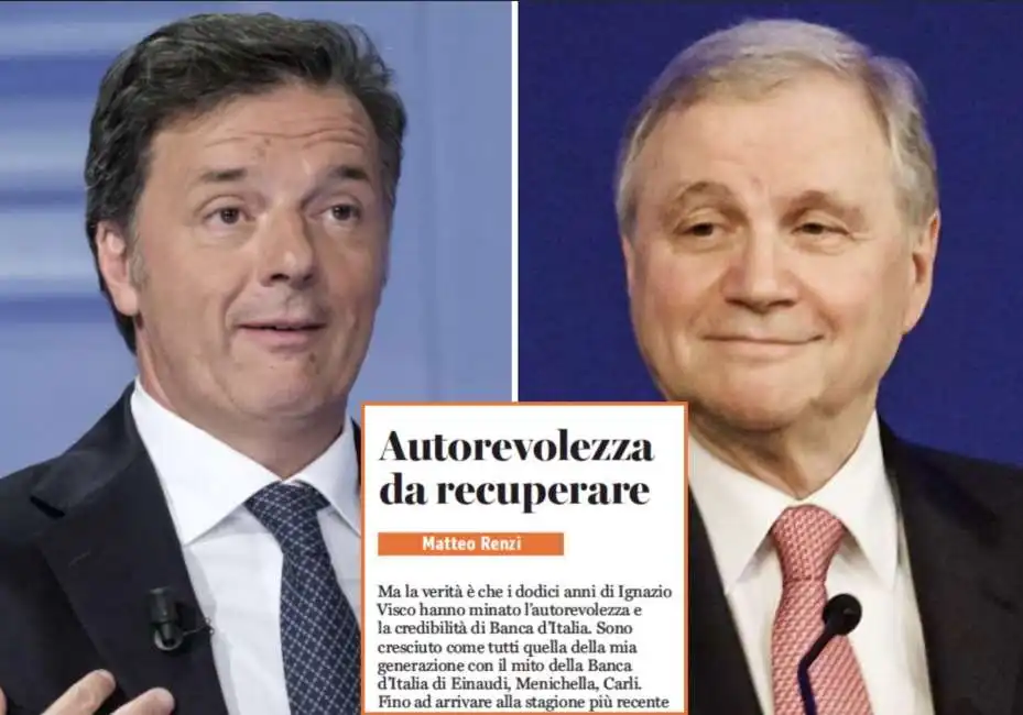 matteo renzi ignazio visco 