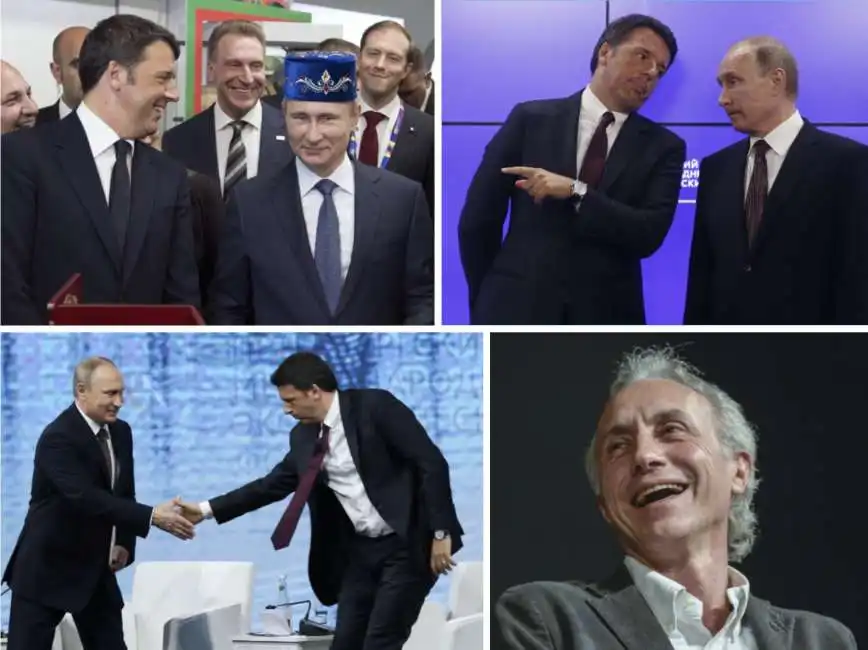 matteo renzi marco travaglio vladimir putin 