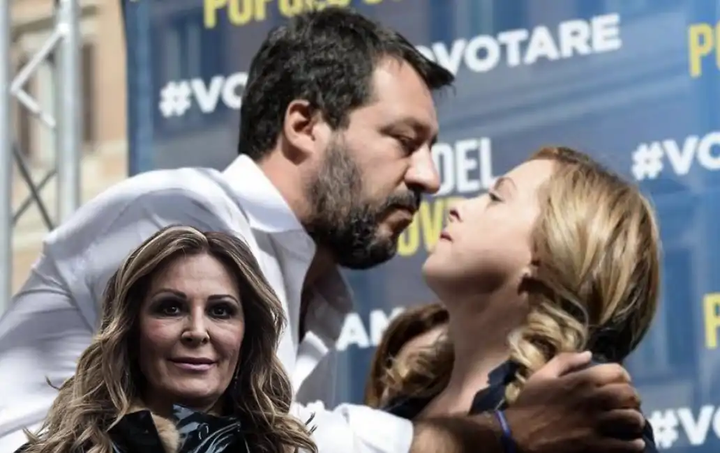 matteo salvini giorgia meloni daniela santanche