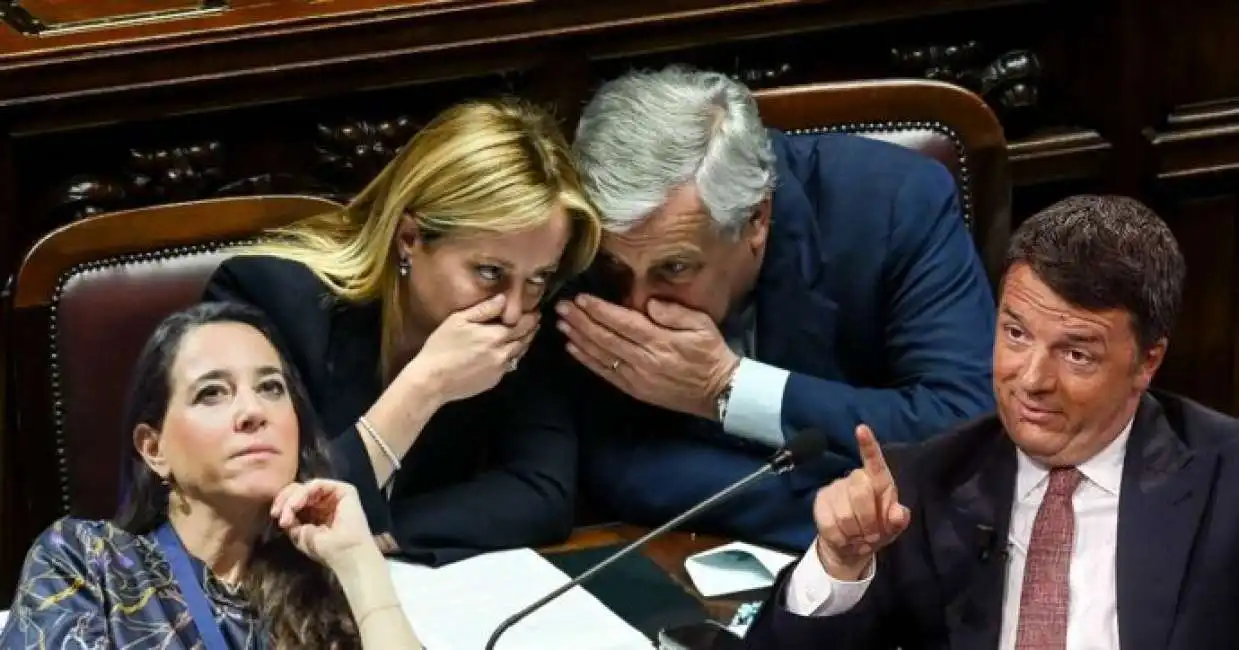 meloni tajani renzi ronzulli forza italia