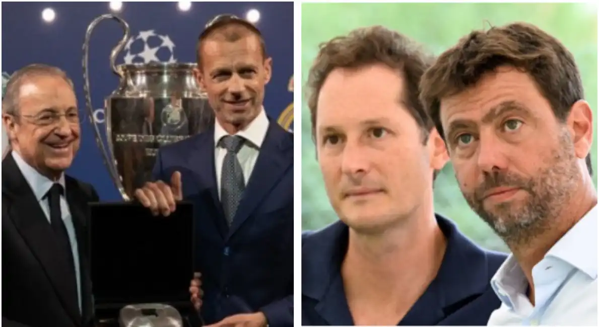 perez ceferin elkann agnelli