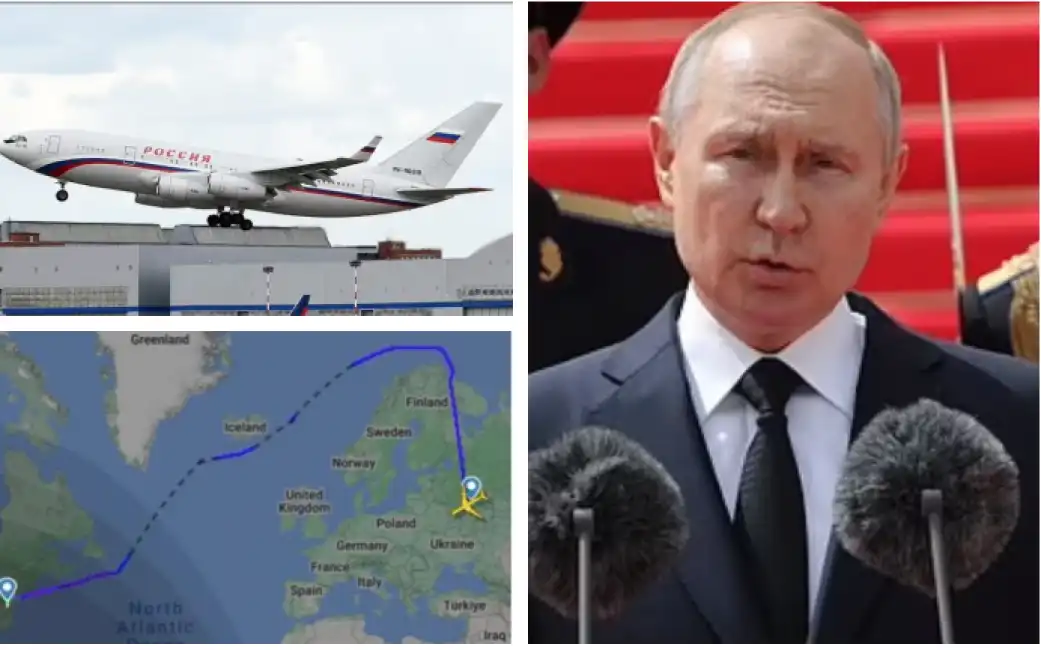 putin aereo russo volato a washington