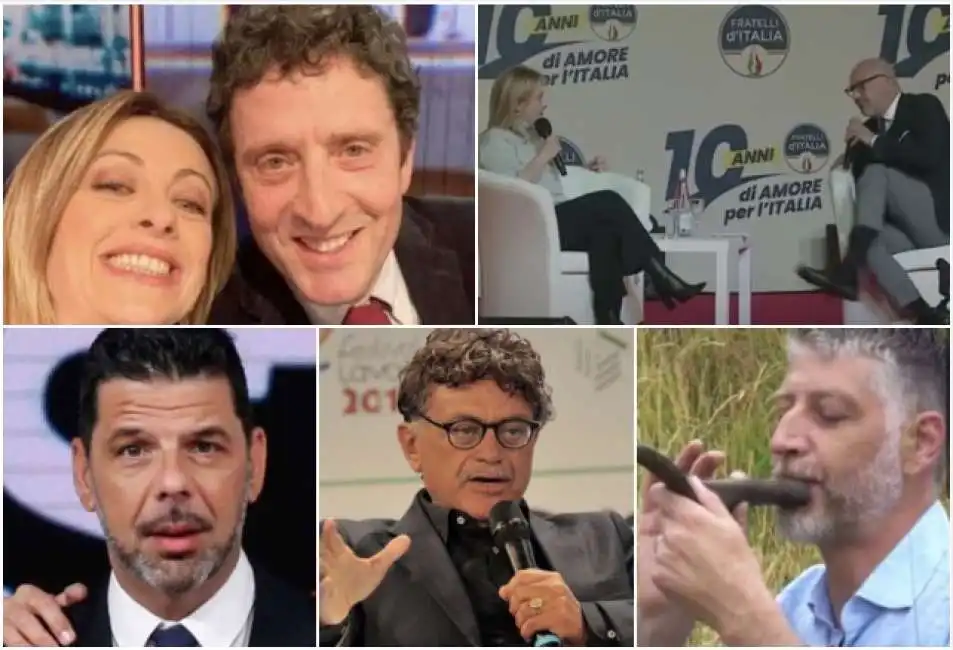 rai giorgia meloni pietrangelo buttafuoco marcello veneziani alessandro giuli roberto inchiocci salvo sottile