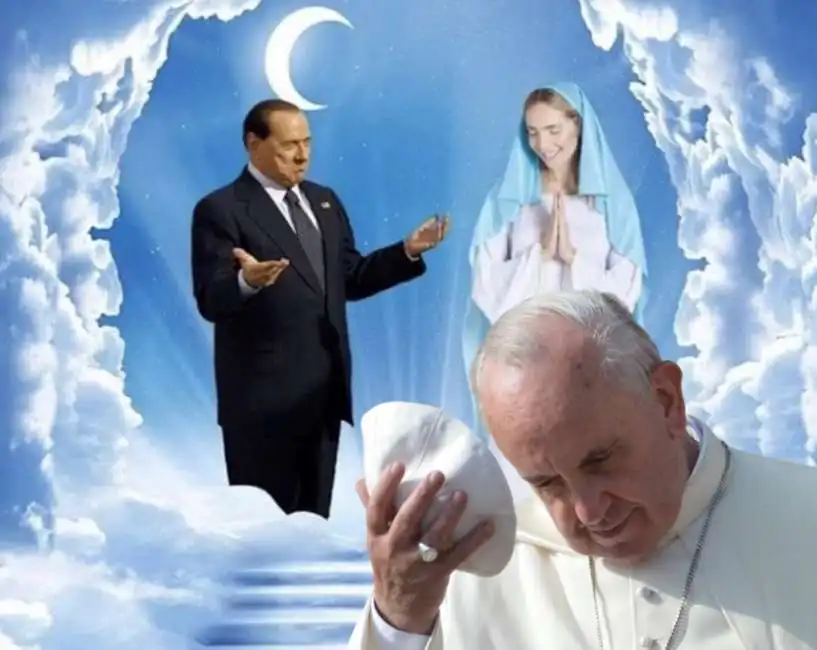 silvio berlusconi papa francesco bergoglio 