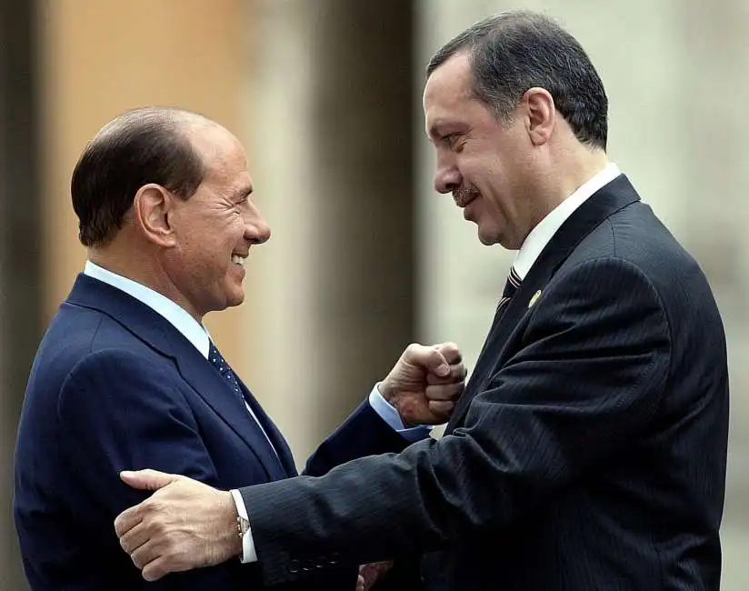 silvio berlusconi - recep tayyip erdogan 