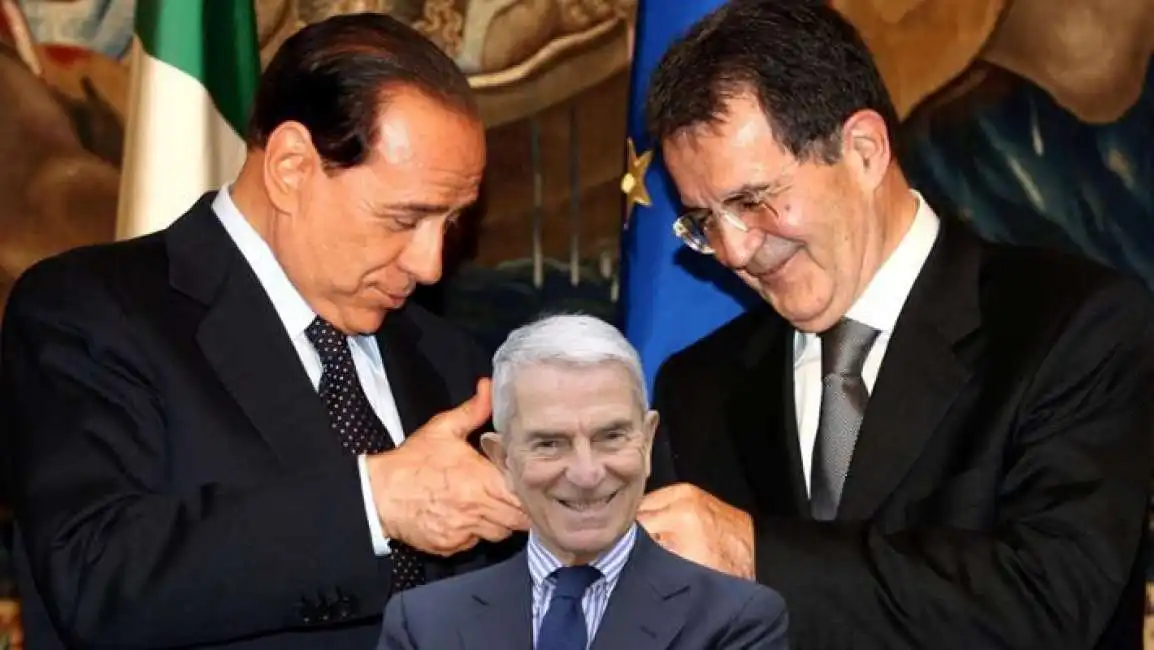 silvio berlusconi romano prodi carlo rossella