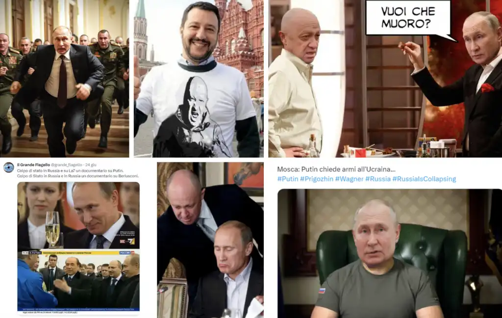 tweet putin russia prigozhin wagner colpo di stato meme