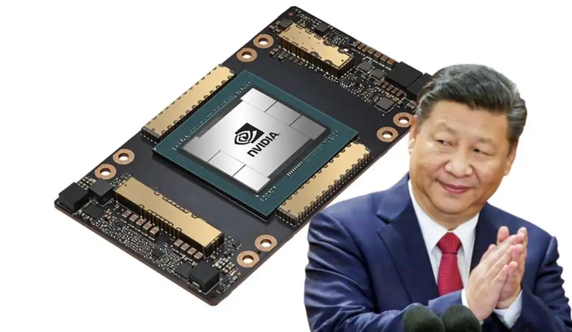 xi jinping chip nvidia a100 