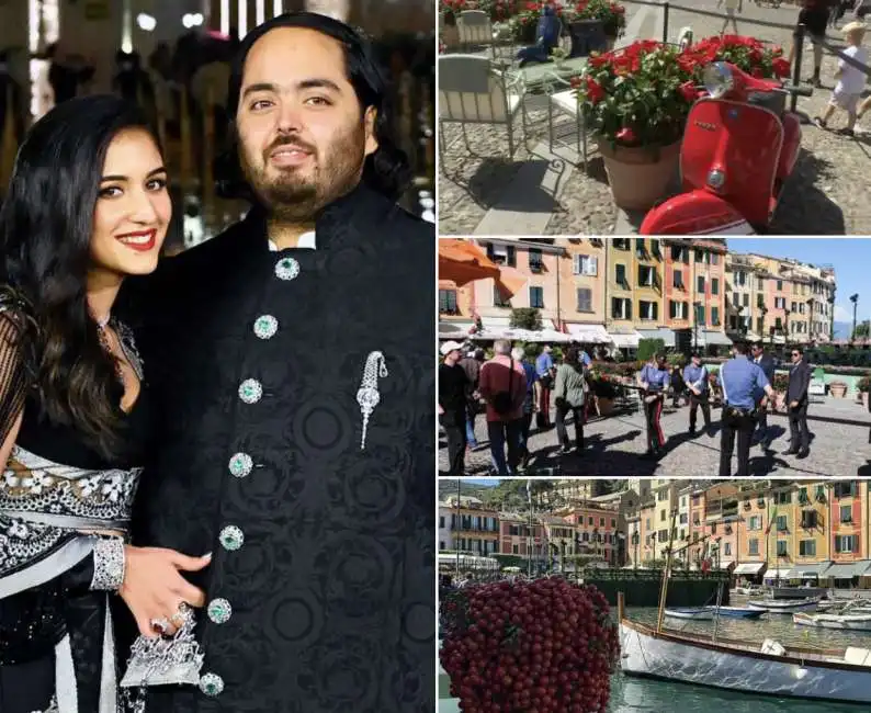 anant ambani radhika merchant portofino 