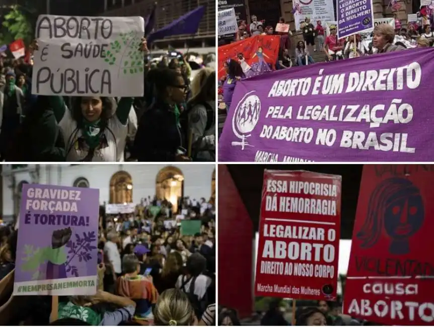 brasile - proteste contro la legge anti aborto