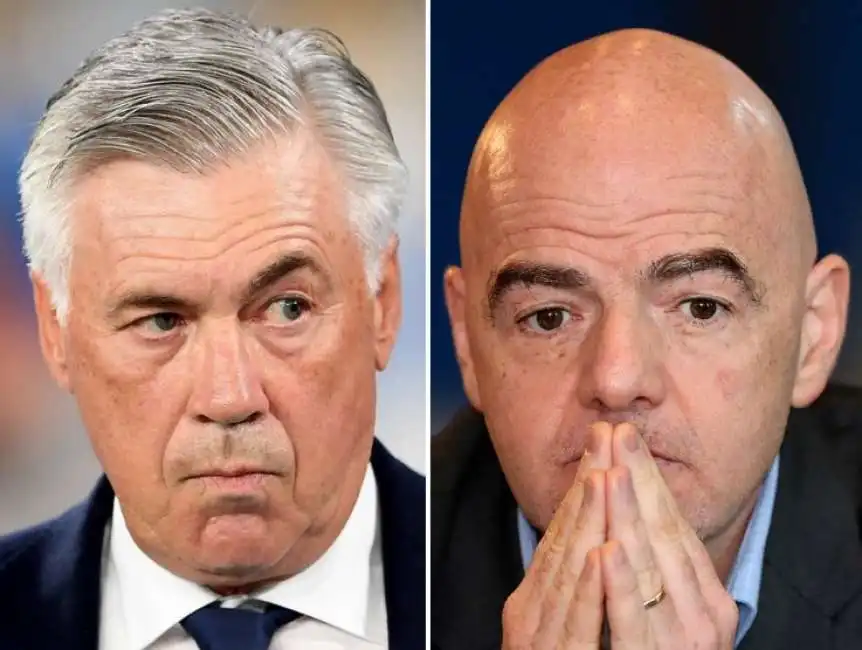 carlo ancelotti gianni infantino 