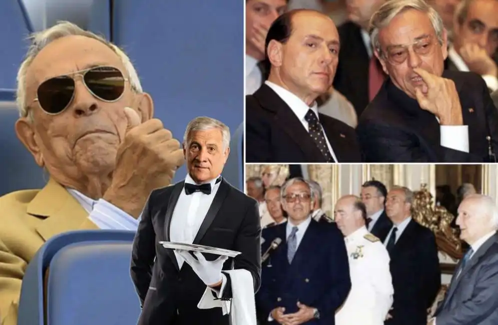 cesare previti antonio tajani silvio berlusconi oscar luigi scalfaro 