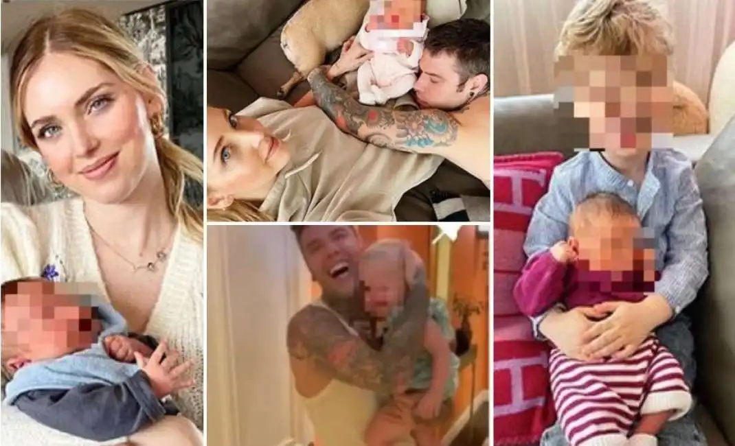 chiara ferragni fedez figli social leone vittoria