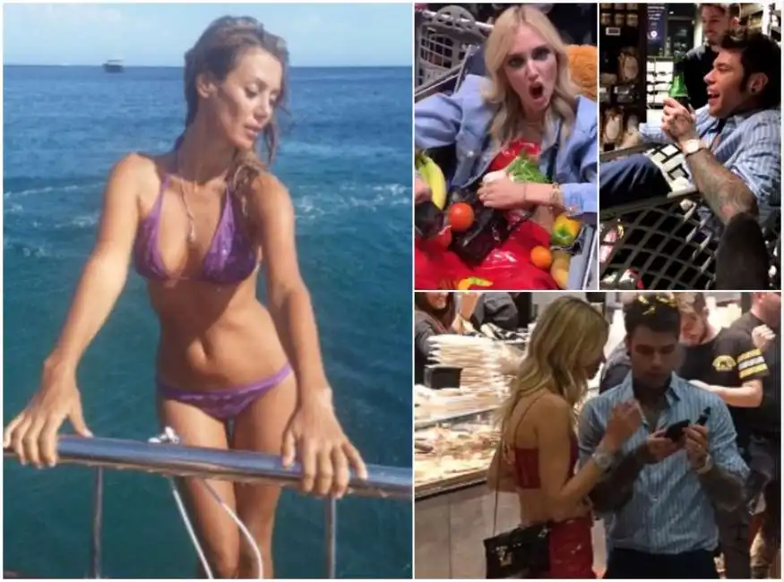 daniela martani festa supermercato chiara ferragni fedez