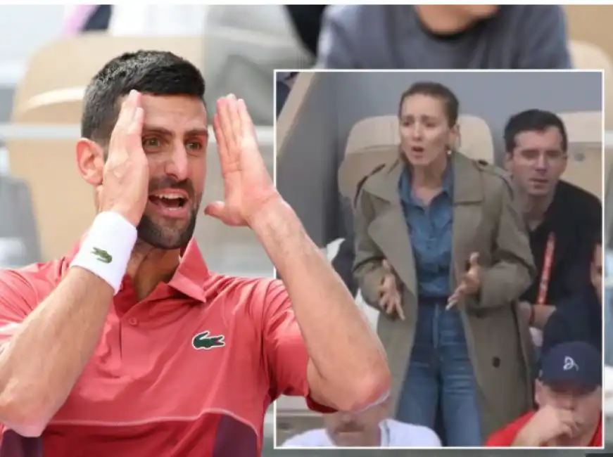 djokovic e la moglie jelena