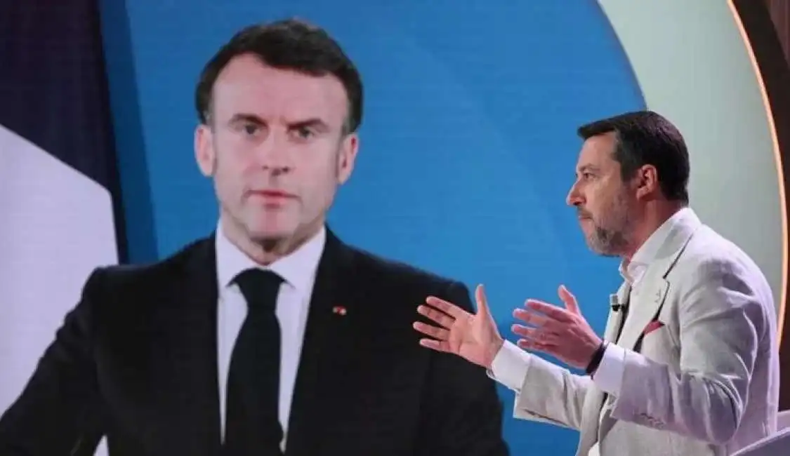 emmanuel macron matteo salvini