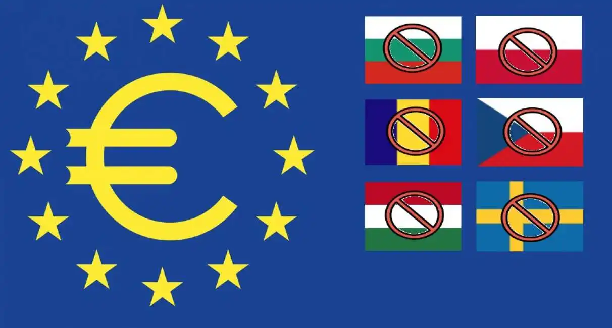 euro moneta unica bulgaria, repubblica ceca ungheria polonia romania e svezia