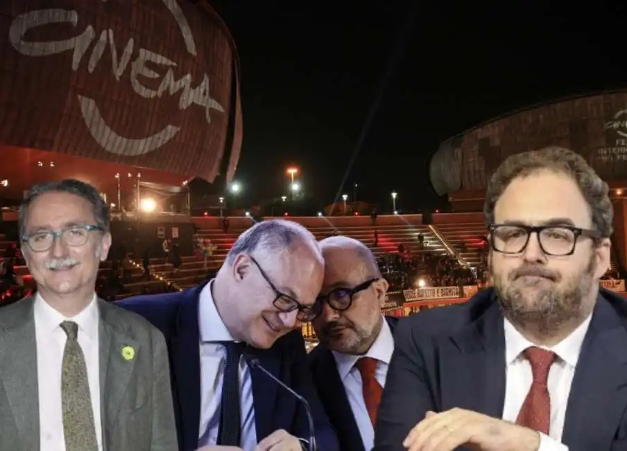 gian luca farinelli roberto gualtieri gennaro sangiuliano salvo nastasi festa del cinema di roma 