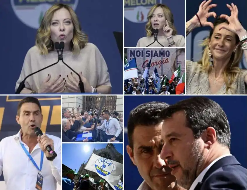 giorgia meloni salvini vannacci arianna