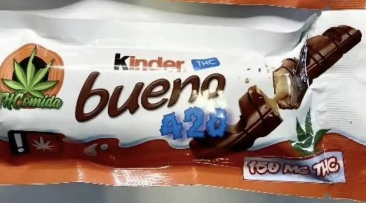 il kinder bueno alla marijuana 