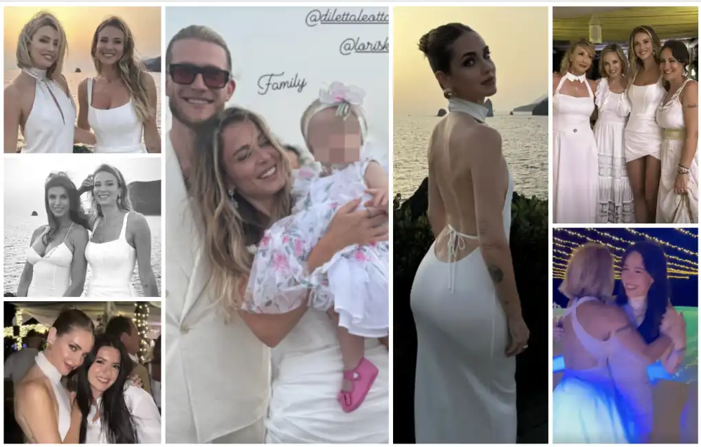 il white party di diletta leotta loris karius