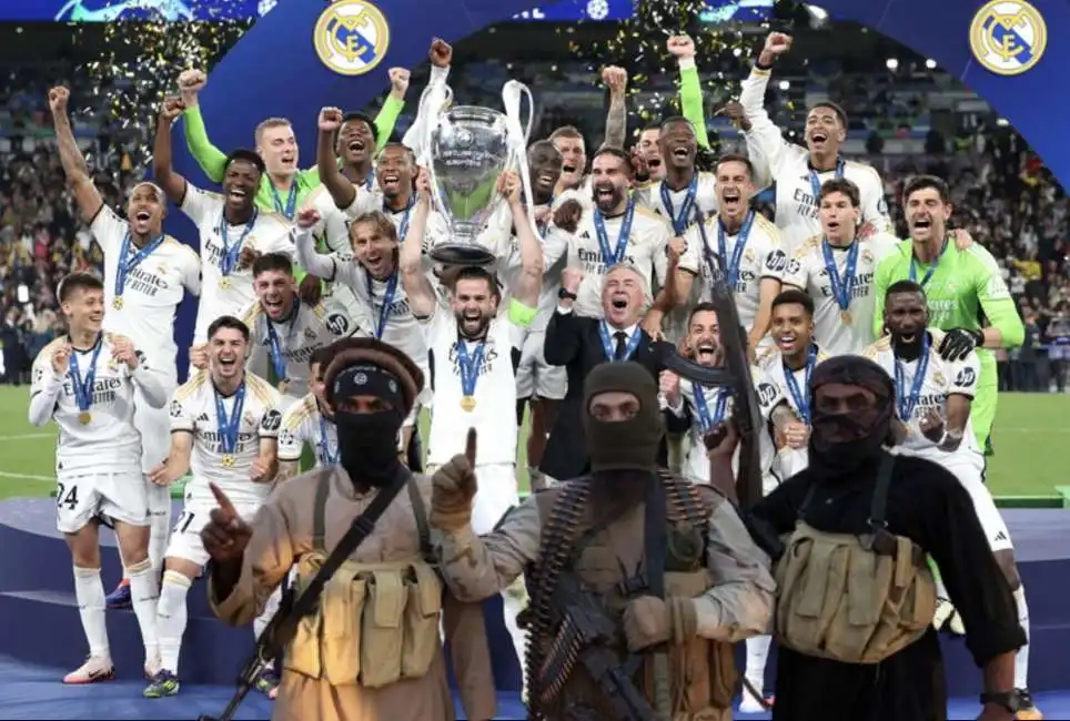 isis stato islamico real madrid 