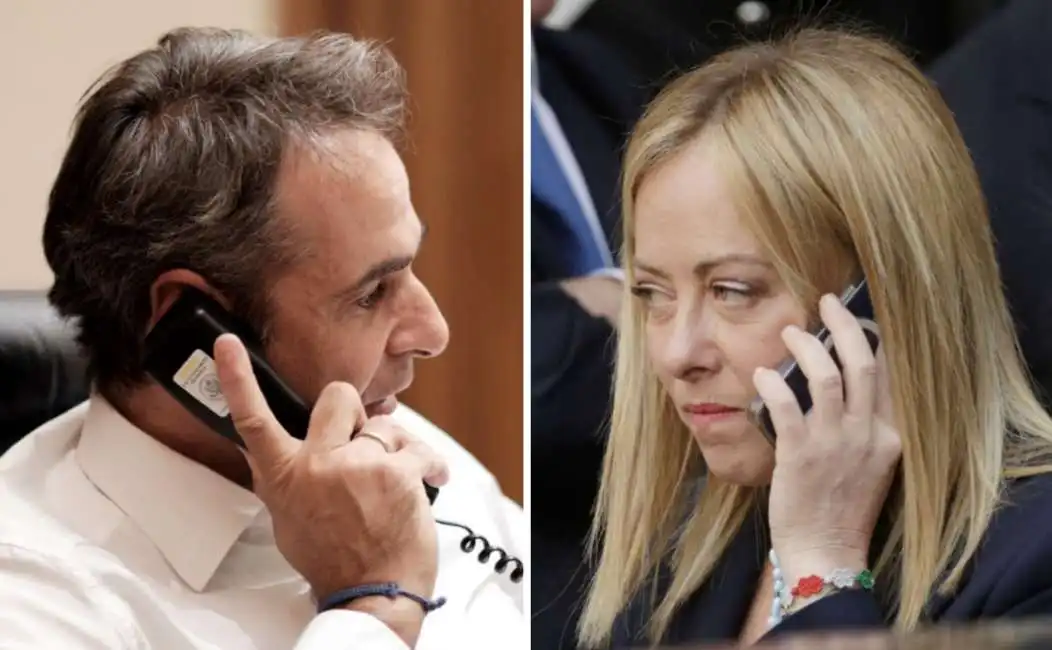 kyriakos mitsotakis giorgia meloni telefono 