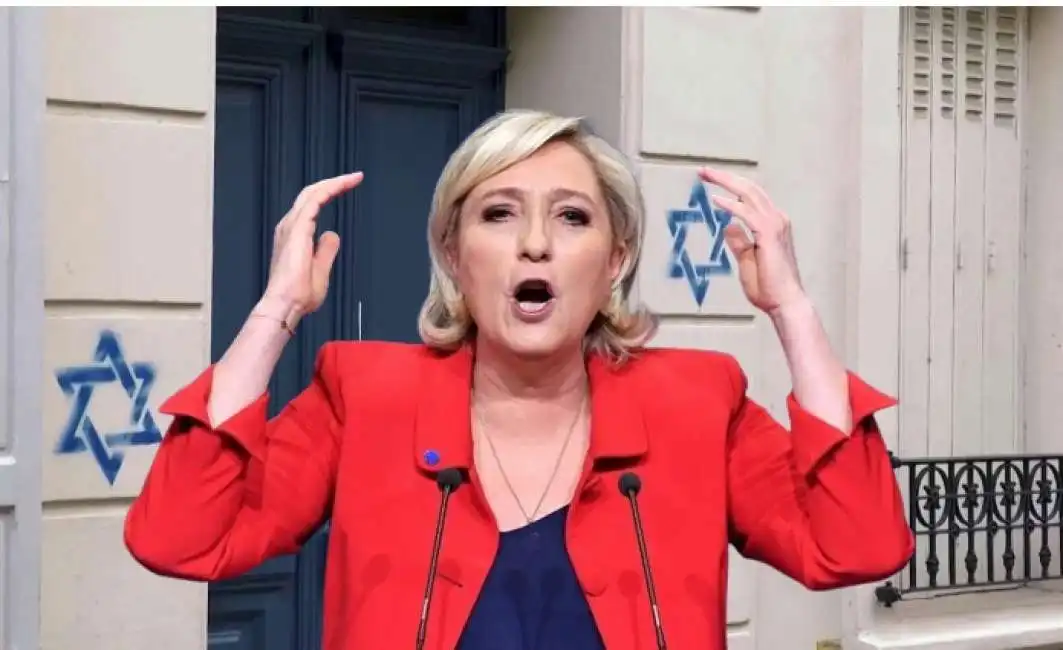 marine le pen ebrei antisemitismo